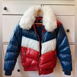 Jordan Craig Kids-Sugar Hill Nylon Puffer Jacket-Americana-91505K red size 12